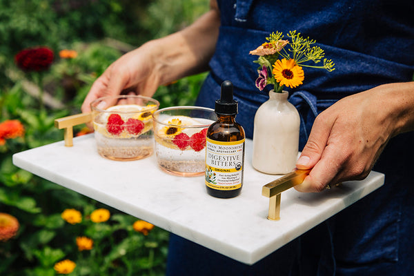 Original Bitters Tray with Drinks