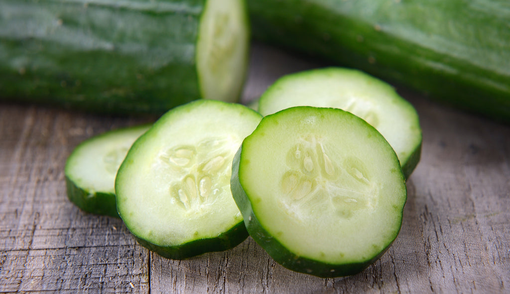 Cucumber slices