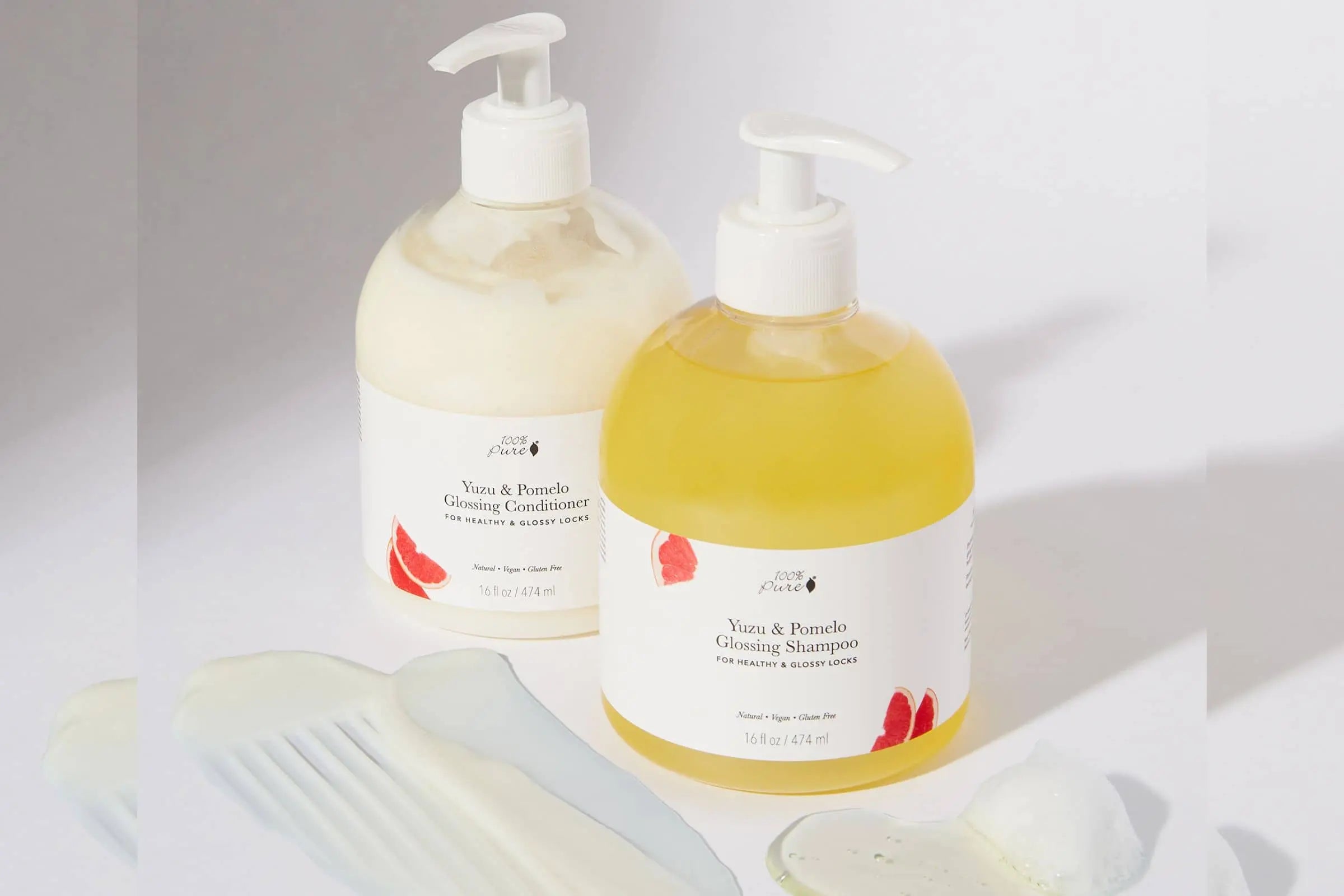 100% PURE Yuzu and Pomelo Glossing Shampoo and Conditioner